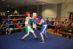 BOXING-St-Bronaghs-ABC-St-Bronaghs-Boxer-Josh-Doran-green-jersey-putting-pressure-on-his-opponent