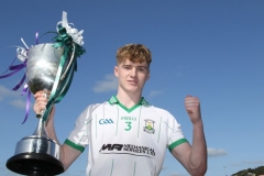 Burren-Captain-Patrick-McCarthy-raises-the-Collie-Curran-Cup-Minor-Champions
