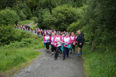 HIKING-HENS-The-Hiking-Hens-led-by-Maria-and-Fidelma-carring-the-Queens-Baton-on-their-way-up-Rostrevor-Mountain-to-Cloughmor-Stone-Mary-Peters-is-in-yello