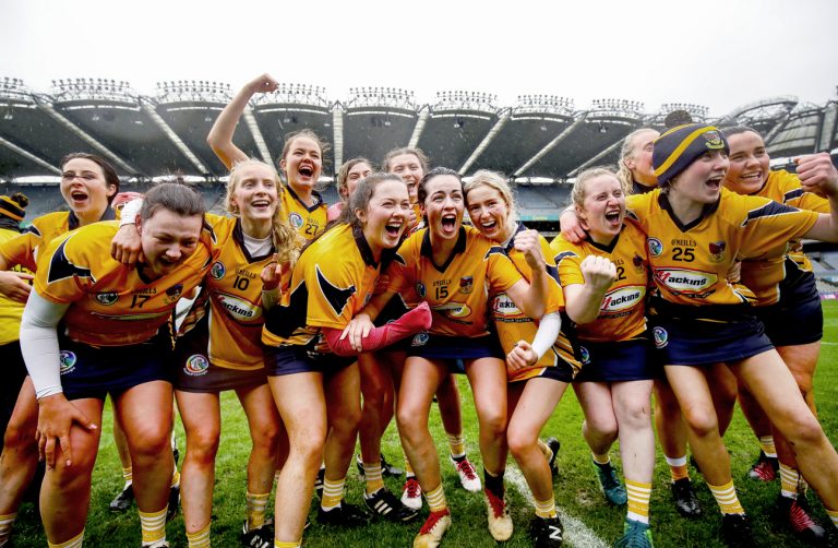 Special day for the Clonduff club as their camogs become All Ireland Intermediate Club champions for the first time.